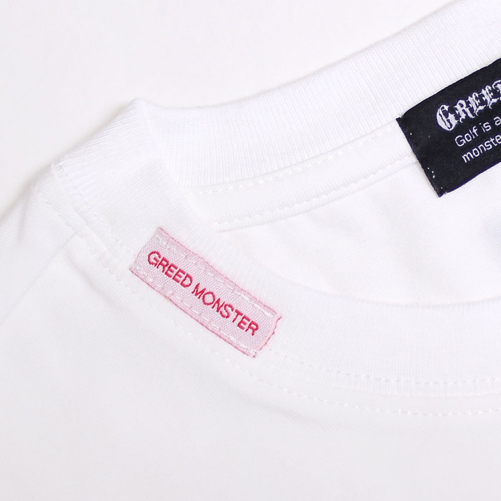 ネオンスプレー立体刺繍半袖Tシャツ【GREED MONSTER】