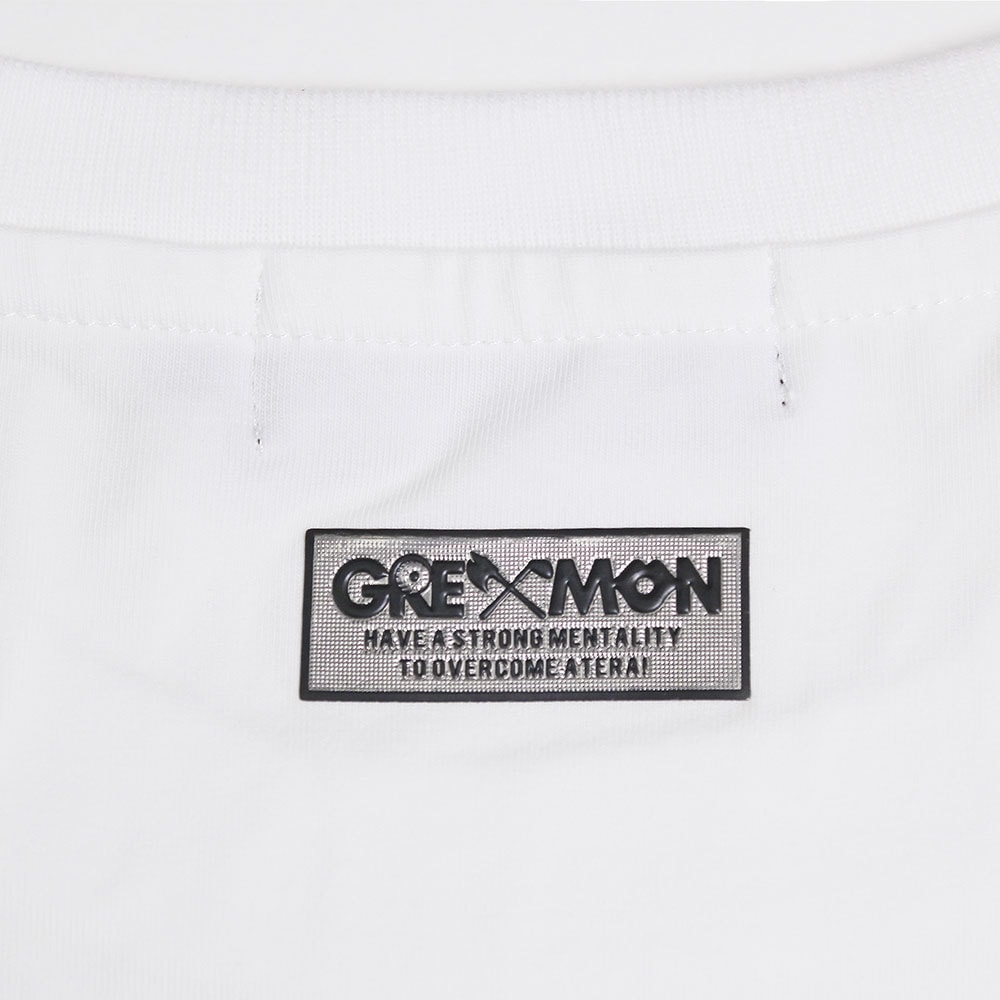ネオンスプレー立体刺繍半袖Tシャツ【GREED MONSTER】